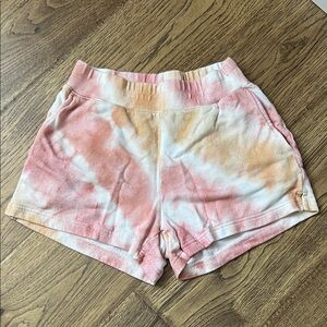 Rails Pink and Orange Tie-Dye Shorts